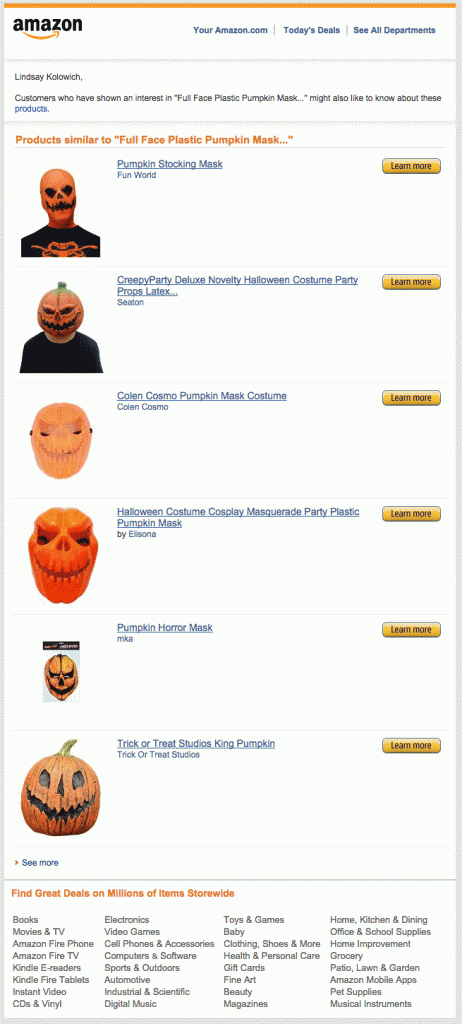 Актуальное предложение от Amazon