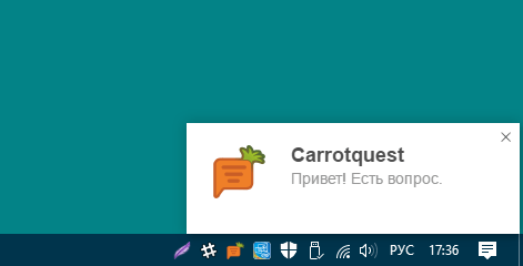 Приложение Carrot quest