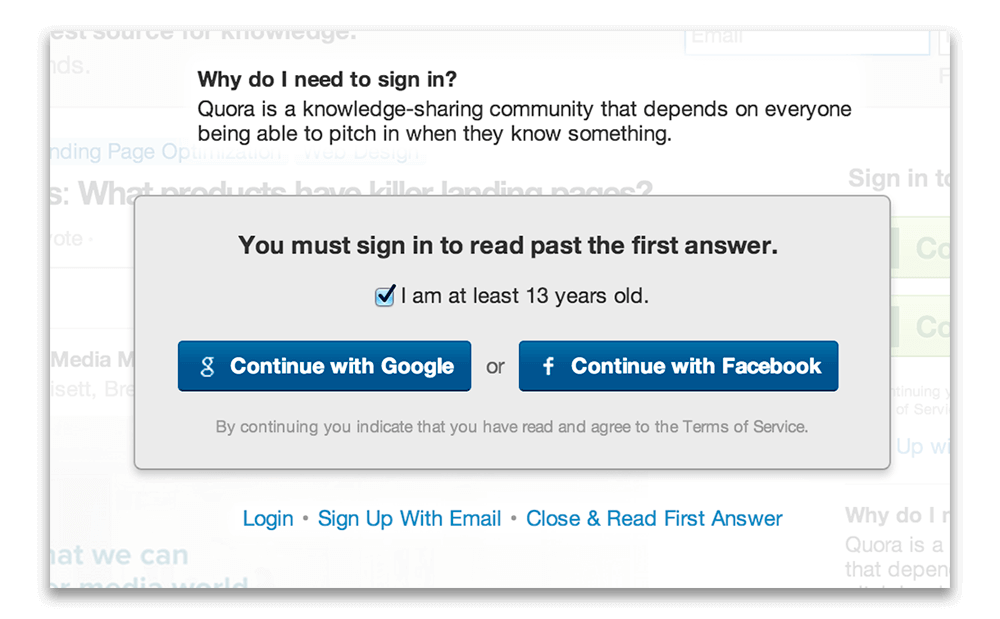 quora ux