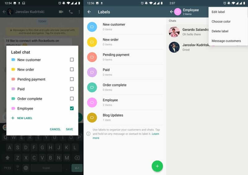 Бизнес-группы Whatsapp
