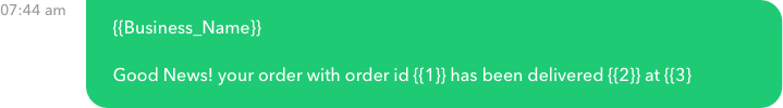 шаблон Whatsapp