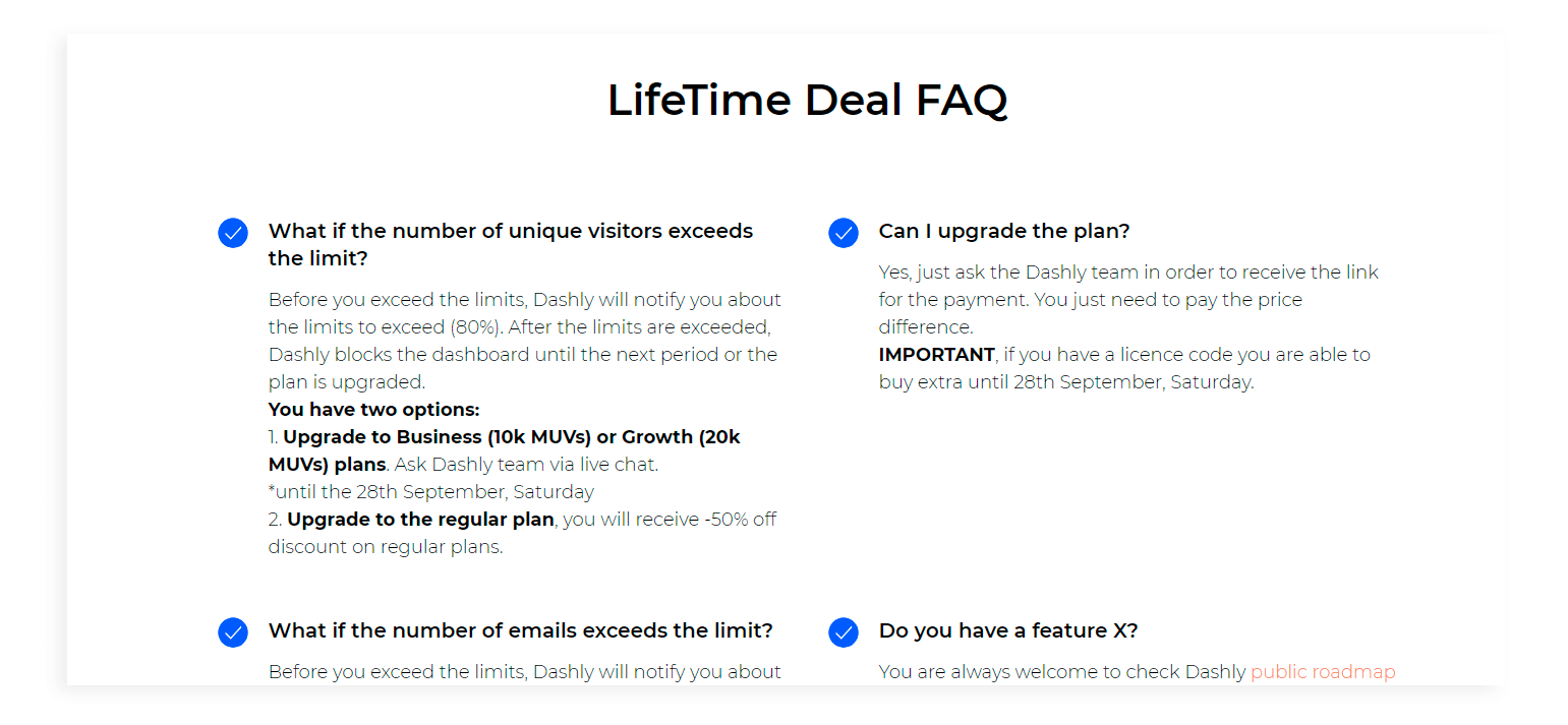 Lifetime Deal FAQ