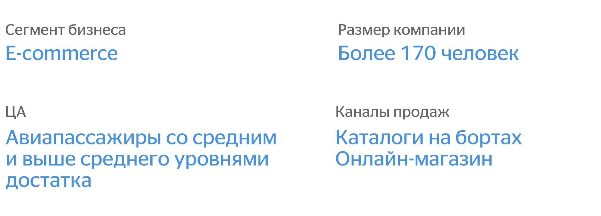 общая информация о клиенте