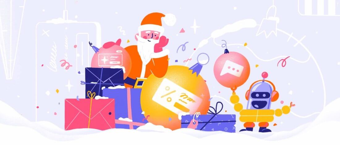 Как повысить продажи на сайте перед Новым годом с Carrot quest