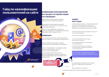 Пошаговый гайд по работе с целевыми лидами от команды Carrot quest