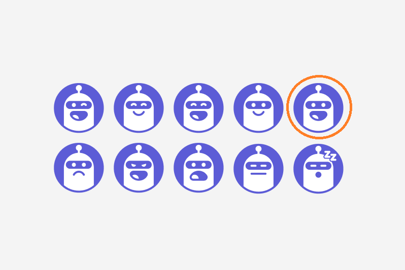 аватарки бота с разными эмоциями