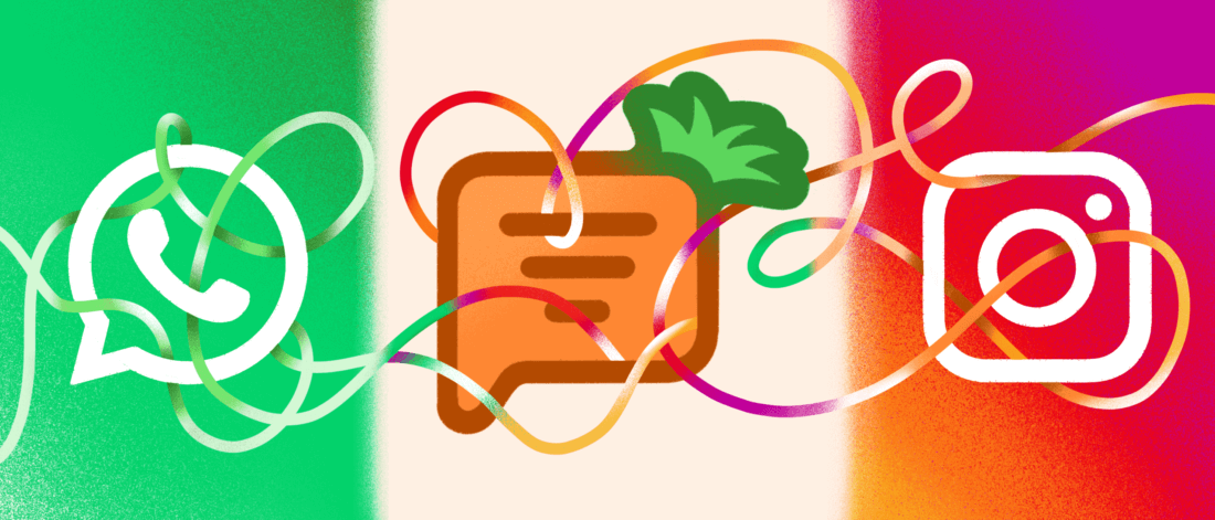 Объедините Carrot quest с WhatsApp и Instagram и улучшайте качество поддержки в мессенджерах
