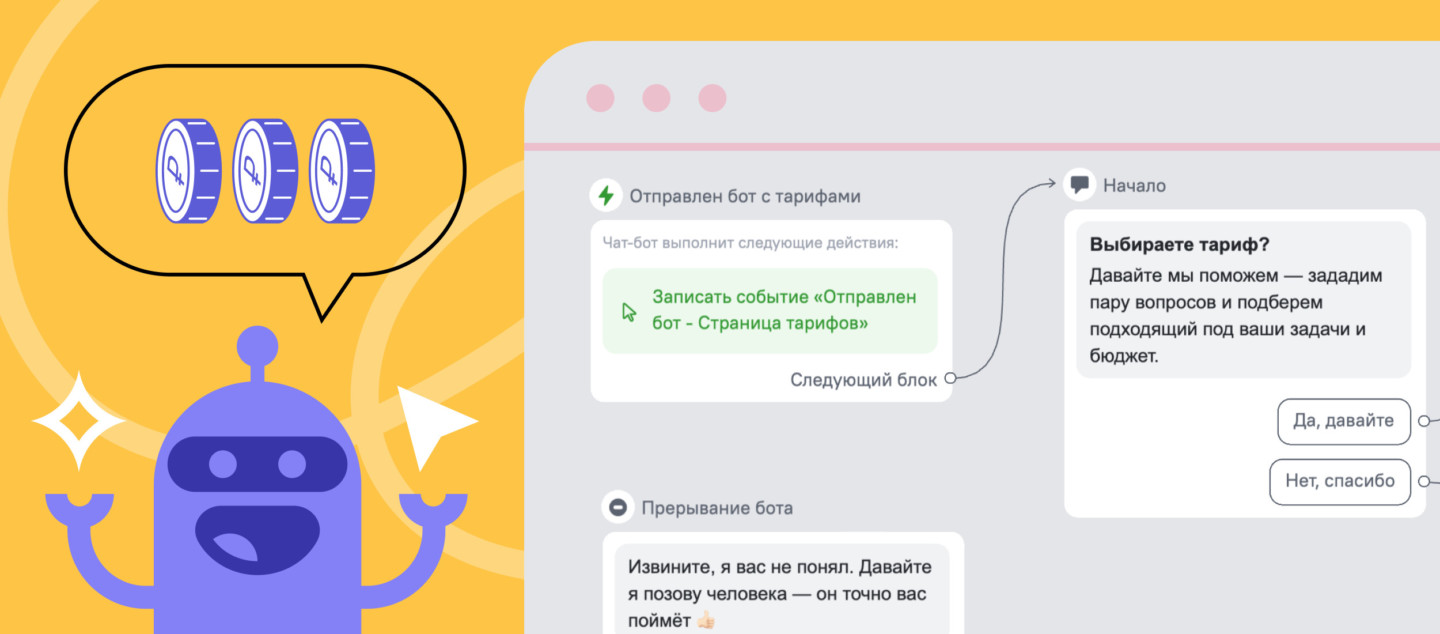 Готовый сценарий для онлайн-сервисов № 3: лид-бот на странице тарифов для увеличения конверсии в покупку